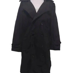 YZW Tuxedo Cut Wool Pea Coat EUC